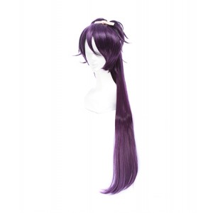 Touken Ranbu : Fudou Yukimitsu Pourpre Wig Cheveux Longs Et Raides Cosplay