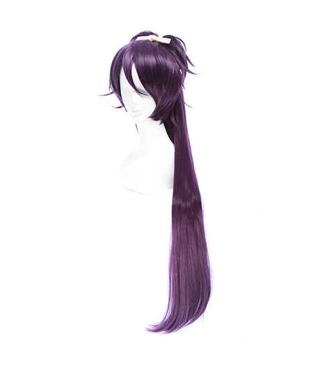 Touken Ranbu : Fudou Yukimitsu Pourpre Wig Cheveux Longs Et Raides Cosplay