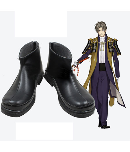 Touken Ranbu : Heshikiri Hasebe Noir Chaussures Cosplay