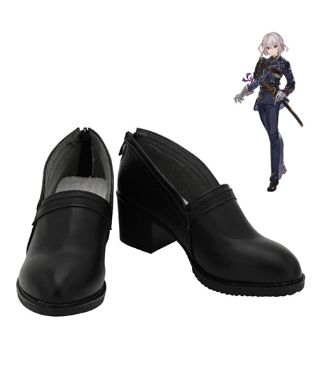 Touken Ranbu : Noir Chaussures Honebami Toushirou Cosplay