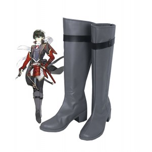 Touken Ranbu : Horikawa Kunihiro Noir Boots Cosplay 