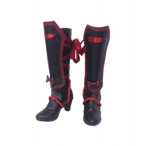 Touken Ranbu : Hyuuga Masamune Noir Bottes Cosplay