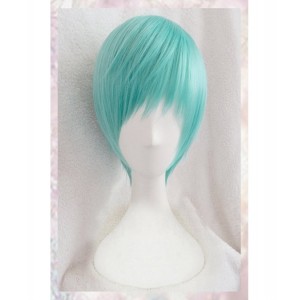 Touken Ranbu : Cheveux courts verts Ichigo Hitofuri Wig Cosplay