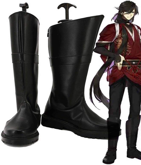 Touken Ranbu : Noir Boots Izuminokami Kanesada Cosplay