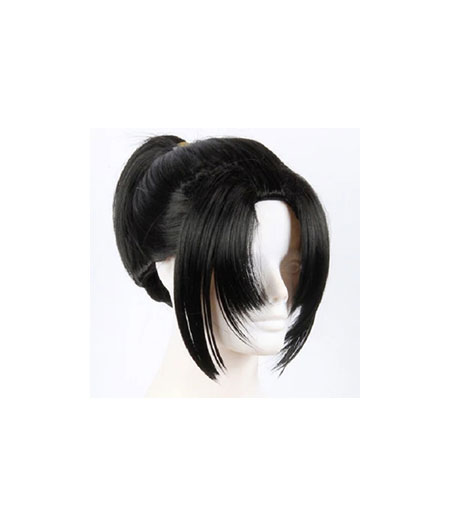 Touken Ranbu : Kogarasu Maru Noir Wig Cosplay Vente Pas Cher 