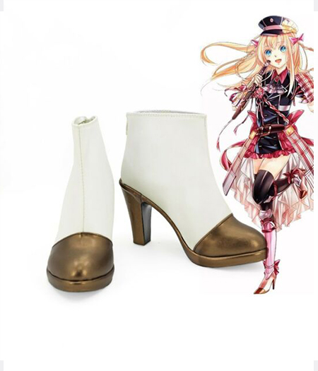 Touken Ranbu : Blanc Chaussures Midare Toushirou Cosplay Acheter