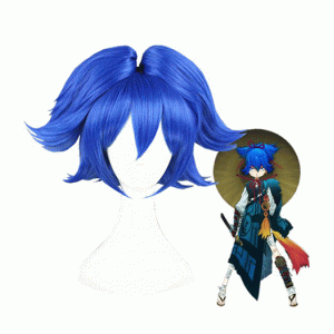 Touken Ranbu :  Bleu Wig Cosplay Sayo Samonji