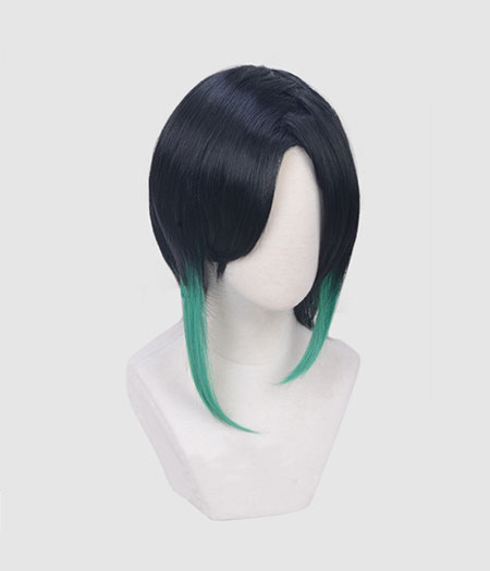 Touken Ranbu : Cosplay Noir Wig Shizukagata Naginata