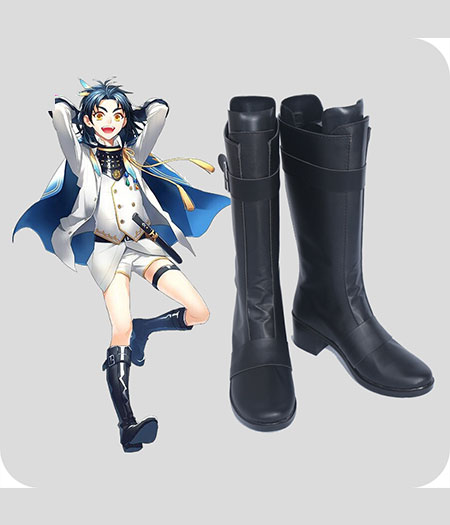 Touken Ranbu : Taikogane Sadamune Noir Boots Cosplay