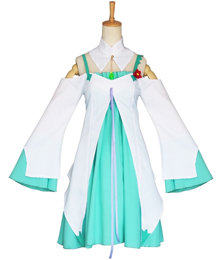 Re:Zero kara Hajimeru Isekai Seikatsu Anime Costume Cosplay Emilia Dress 