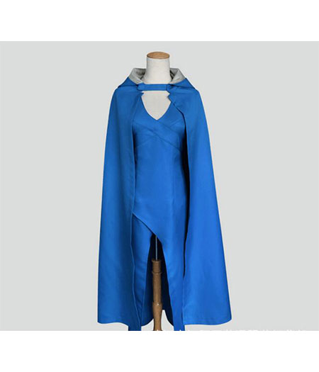 Game Of Thrones : Bleu Cape Daenerys Targaryen Cosplay Acheter