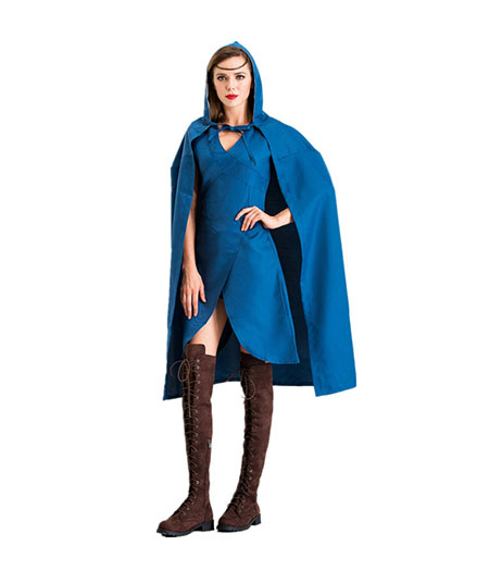 Game Of Thrones : Bleu Cape Daenerys Targaryen Cosplay Acheter