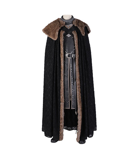 Game of Thrones : Jon Snow Cape Costume Cosplay