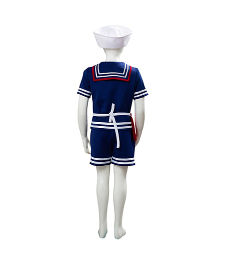 Stranger Things : Scoops Ahoy Steve Harrington Enfant Combinaison Uniforme Costume Cosplay