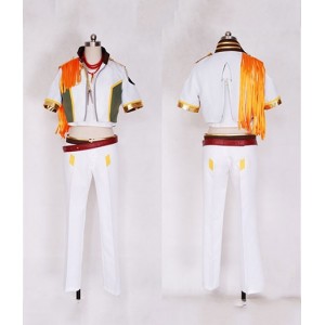 Uta no Prince-sama : Jinguji Ren Blanc Danse Costume Cosplay Achat