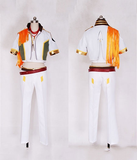 Uta no Prince-sama : Jinguji Ren Blanc Danse Costume Cosplay Achat