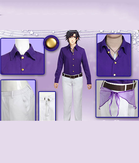 Uta no Prince-sama : Pourpre Ichinose Tokiya Serré Costume Cosplay Vente Chaude