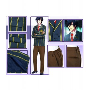 Uta no Prince-sama : Ichinose Tokiya Vert Foncé Uniforme Costume Cosplay Achat