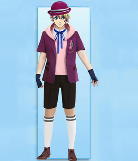 Uta no Prince-sama : Kurusu Syo Ensemble Complet Rouge Costume Cosplay Vente Chaude