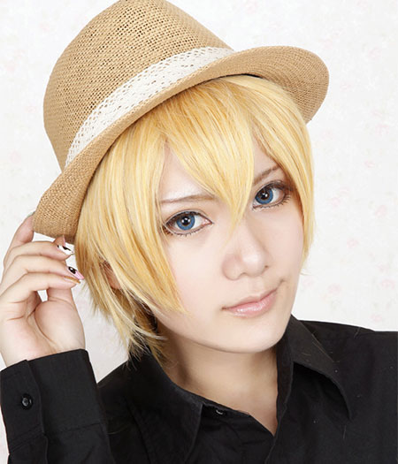 Uta no Prince-sama : D'or Court Kurusu Syo Wig Cosplay Vente Chaude