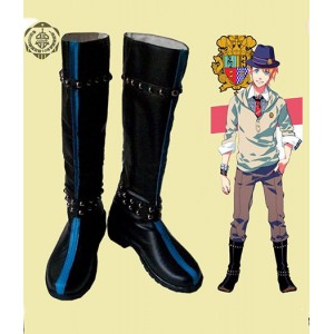 Uta no Prince-sama : Noir Long Boots Kurusu Syo Chaussures Cosplay Acheter