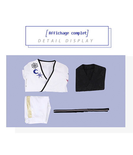 Uta no Prince-sama : Vêtements D'entraînement Blanc HIjirikawa Masato Costume Cosplay