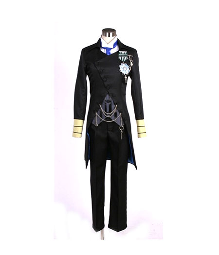 Uta no Prince-sama : Full Set Noir HIjirikawa Masato Costume Cosplay