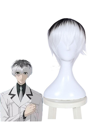 Tokyo Ghouls : Haise Sasaki 28cm Court Wig Cosplay