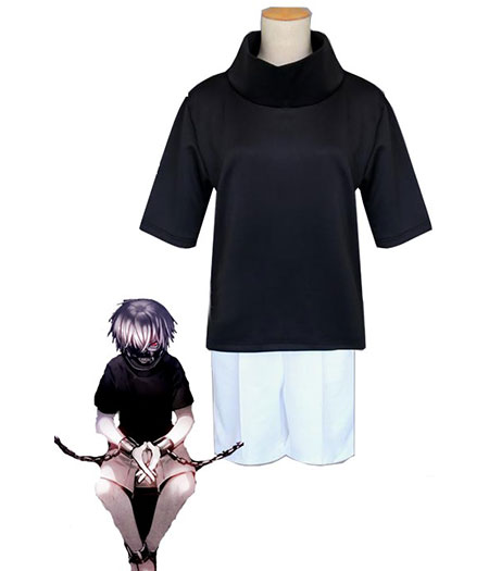 Tokyo Ghouls : Ken Kaneki Noir Anime Costume Cosplay Vente Pas Cher