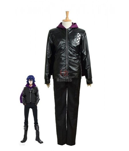 Tokyo Ghouls : Kirishima Ayato Noir PU Costumes Cosplay Acheter