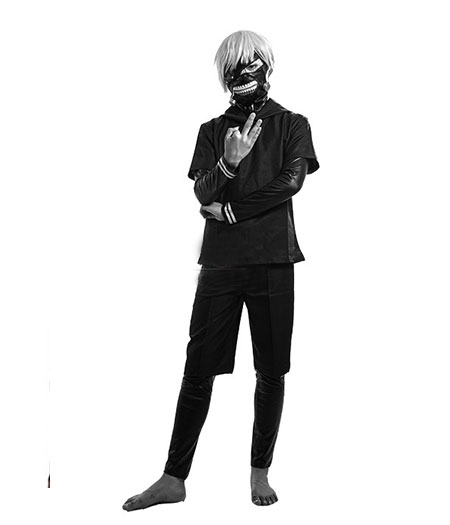 Tokyo Ghouls : Haute Qualité Anime Combattre Uniforme Ken Kaneki Costume Cosplay