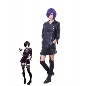 Tokyo Ghouls : Cuir Noir Touka Kirishima Costume Cosplay Acheter