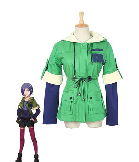 Tokyo Ghouls : Vert Coat Kirishima Touka Costume Cosplay Acheter