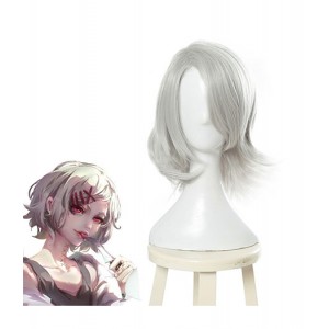 Tokyo Ghouls : Juzo Suzuya Gris Argenté Wig Cosplay Achat