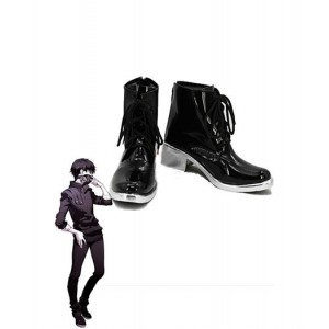 Tokyo Ghouls : Noir Court Anime Boots Ken Kaneki Cosplay Acheter