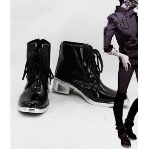 Tokyo Ghoul : Noir Kaneki Ken Taille Haute Chaussures Cosplay