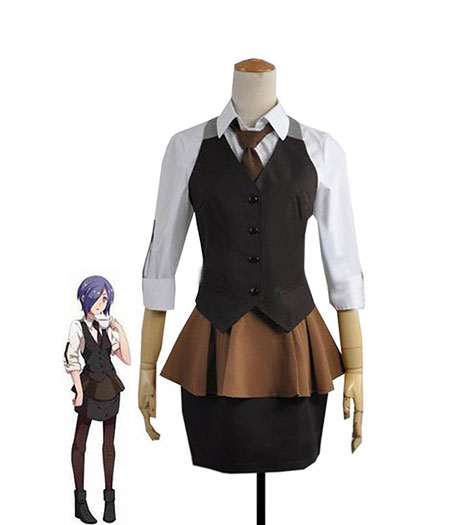 Tokyo Ghouls : Touka Kirishima Femme Uniforme De Travail Costumes Cosplay