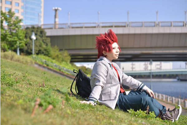 Kirishima Eijiro Full Set Cosplay Photos