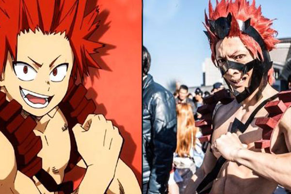 Kirishima Eijiro Full Set Cosplay Photos