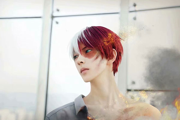 Beau Cosplay Todoroki Shouto Album Photos